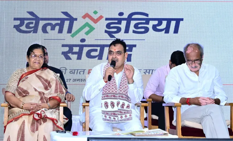 Rajasthan CM Bhajanlal Sharma champions youth power at Khelo India Samvad
