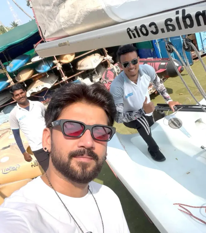 Is Zaheer Iqbal Taking Sailing Lessons as He Explores the Sea?
