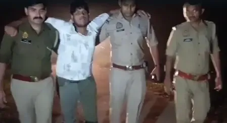 मेरठ: मुठभेड़ के बाद 50 हजार रुपए का इनामी बदमाश गिरफ्तार, पिस्टल और बाइक बरामद