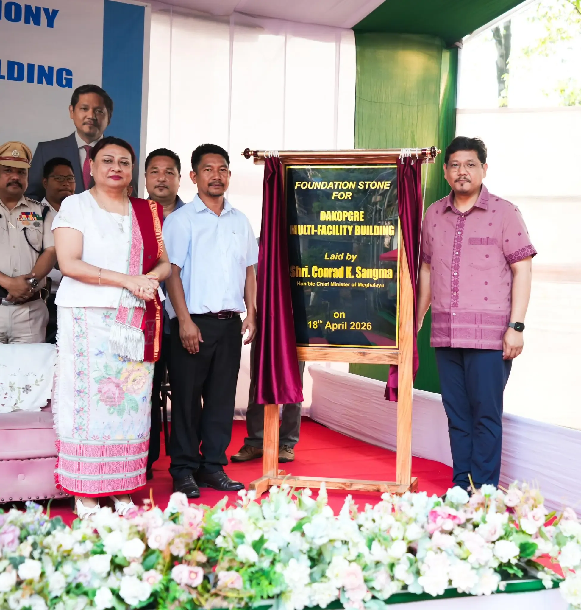 Foundation Stone Laid for Multi-Facility Building in Tura, Meghalaya