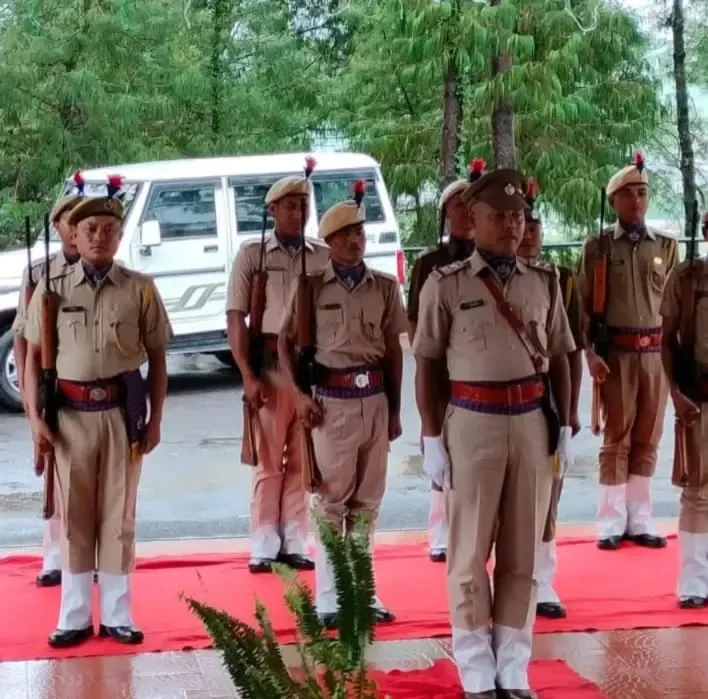Meghalaya Police Honored with President’s Colour for Exceptional Service