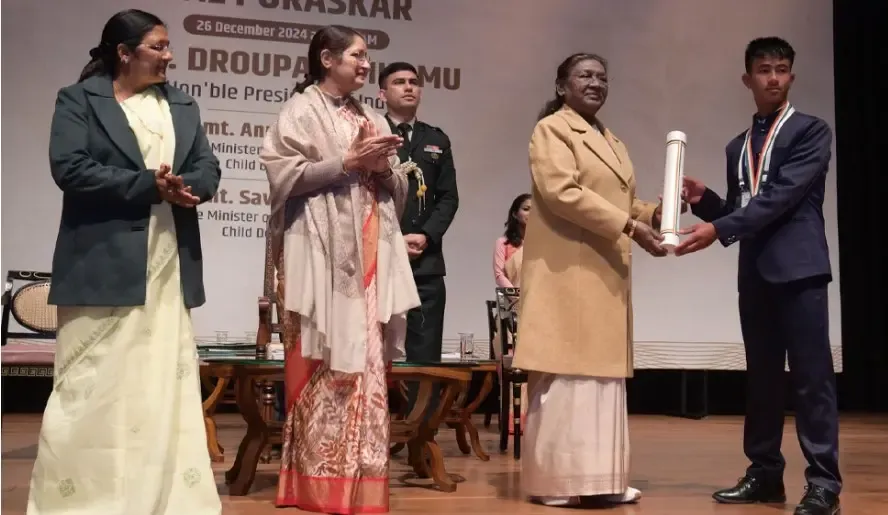 Meghalaya Adolescent Honored with Rashtriya Bal Puraskar