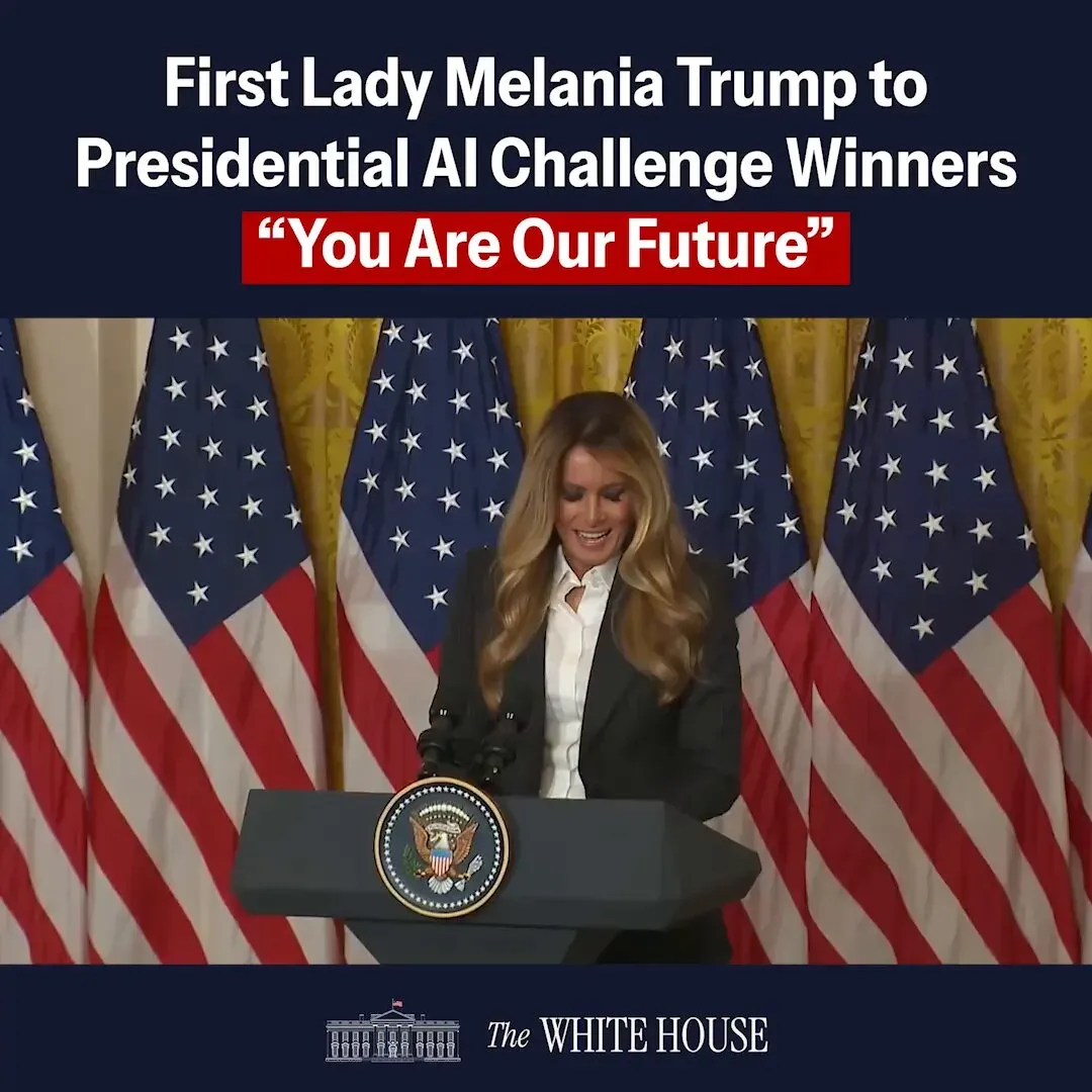Melania Trump Urges Young Americans to Lead in Tech