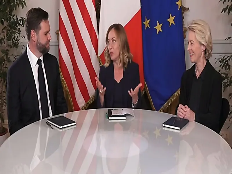 What Did Meloni Discuss During Trilateral Talks with US & EU?