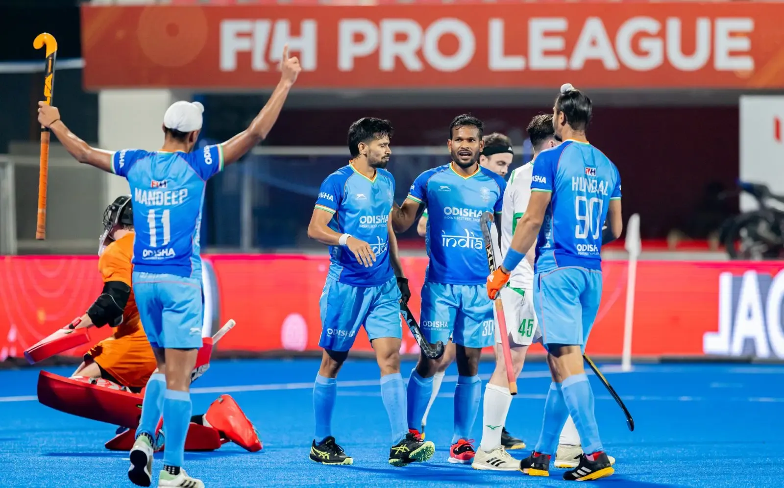 Men's FIH Pro League: India Secures 4-0 Victory Over Ireland for Unblemished Series Win