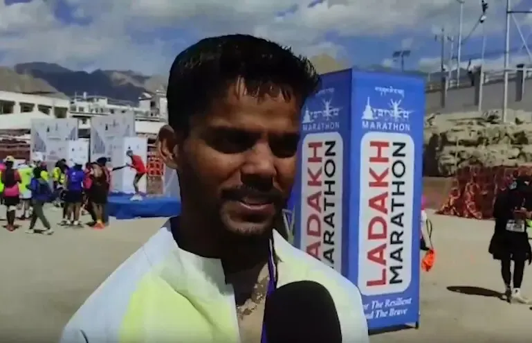 लद्दाख मैराथन 2026: निखिल सिंह ने 2:44:40 में जीती 42 किमी रेस, 8,000 से अधिक धावकों में रहे अव्वल