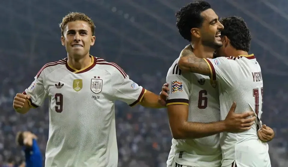 Merino brace sends Spain into Nations League last eight after Croatia comeback