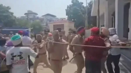 खन्ना पुलिस कार्रवाई पर सुखबीर बादल का भगवंत मान सरकार पर हमला, 'डंडा-तंत्र' का आरोप