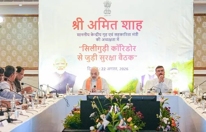 Amit Shah orders central agencies to expand presence in Siliguri Corridor