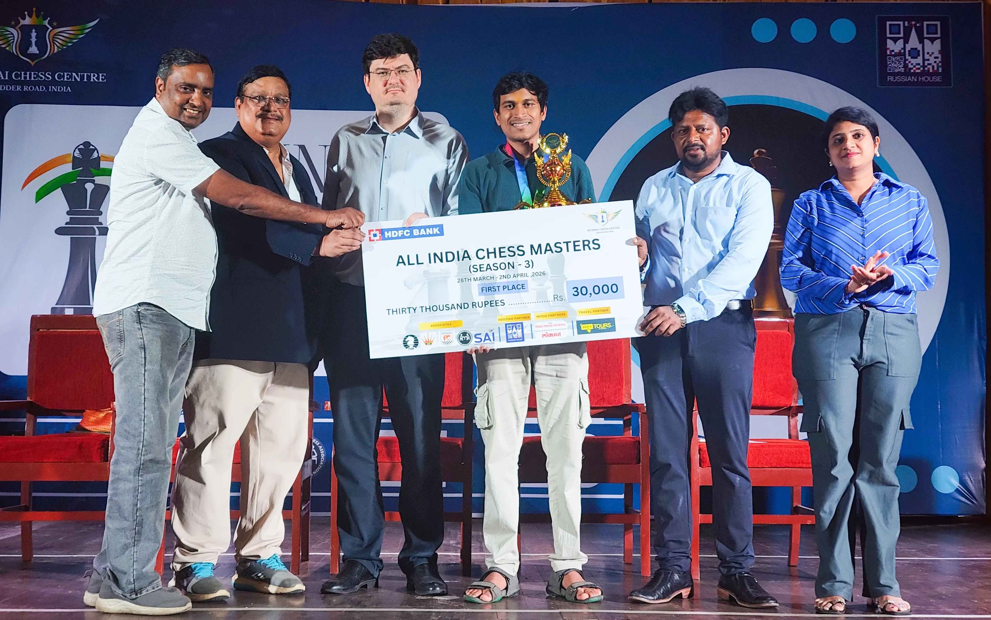 Shriram Mhasane Triumphs in All India Chess Masters Season 3 Finale
