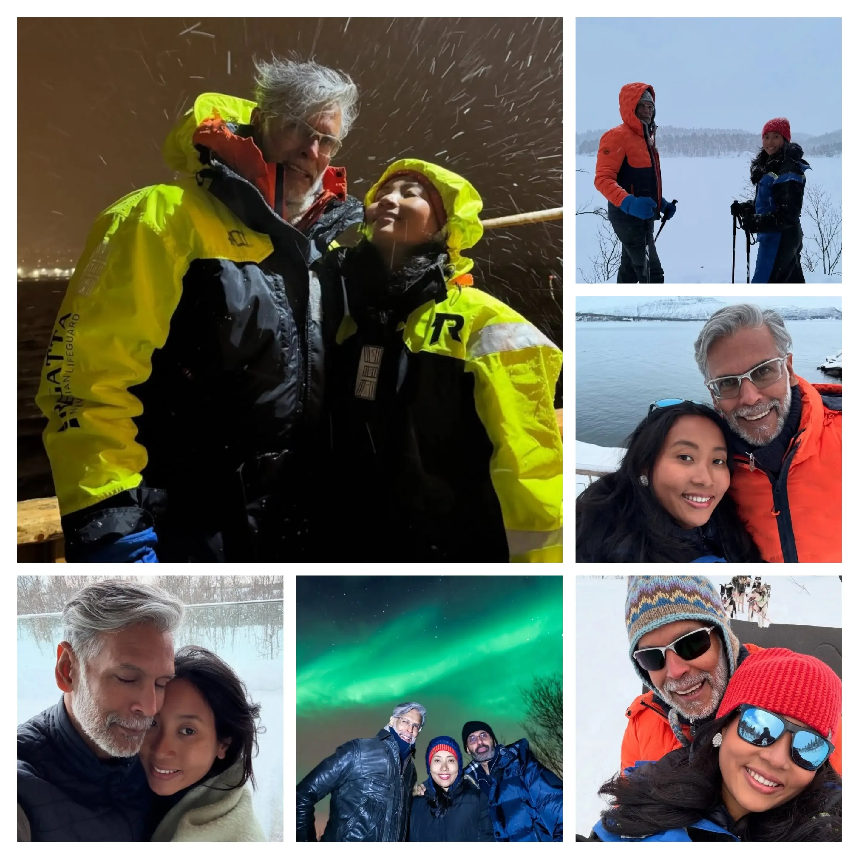 Milind Soman and Ankita Konwar Experience the Northern Lights