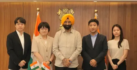 What Insights is Minister Manjinder Singh Sirsa Gaining from South Korean Green Initiatives?
