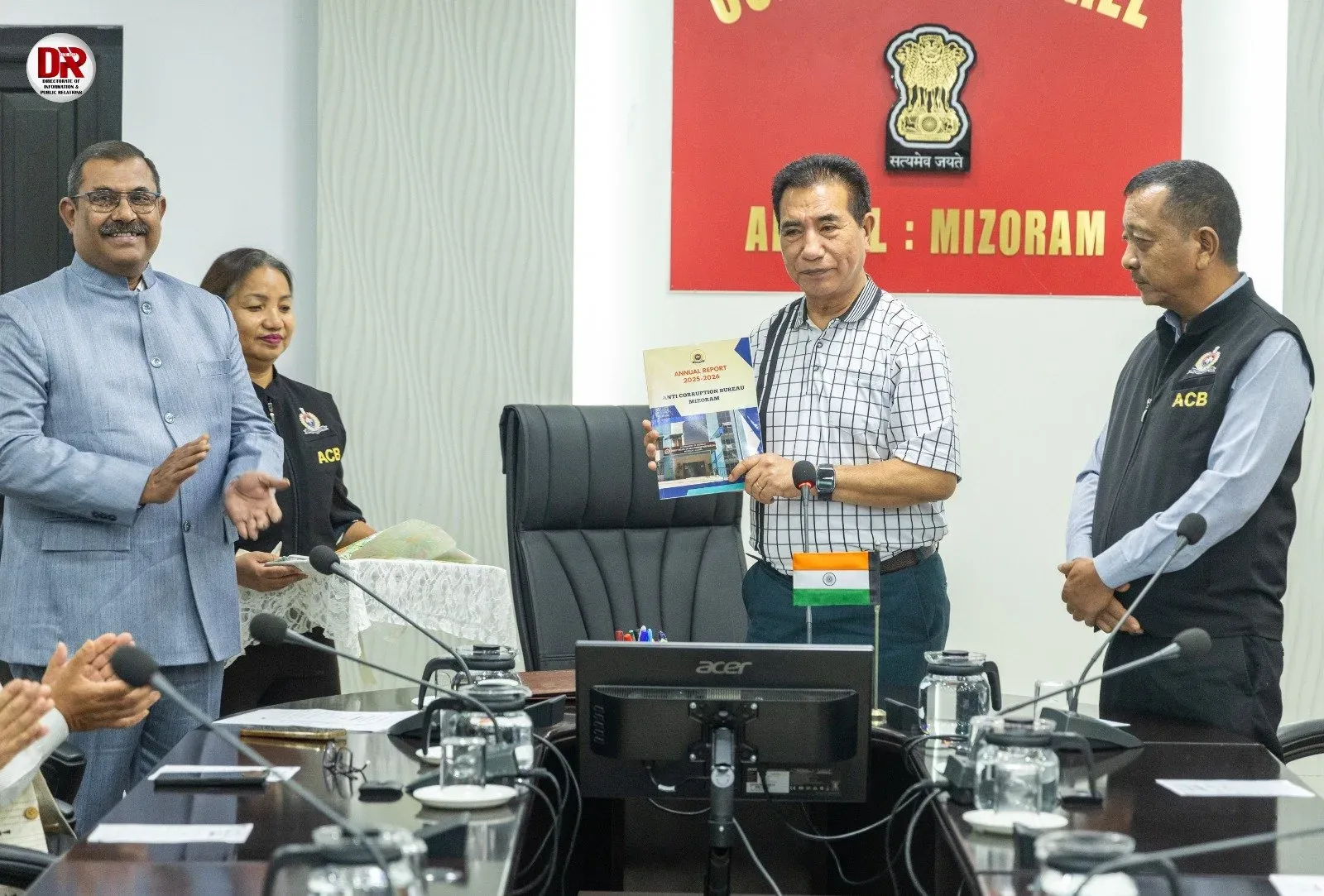 Mizoram CM Lalduhoma Releases First-Ever ACB Annual Report