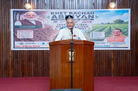 Khet Bachao Abhiyan launched in Mizoram to fight soil degradation