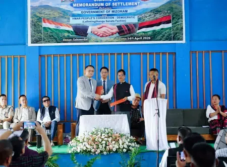 Mizoram Achieves Historic Peace Accord, Ending Insurgency With HPC-D (LF)