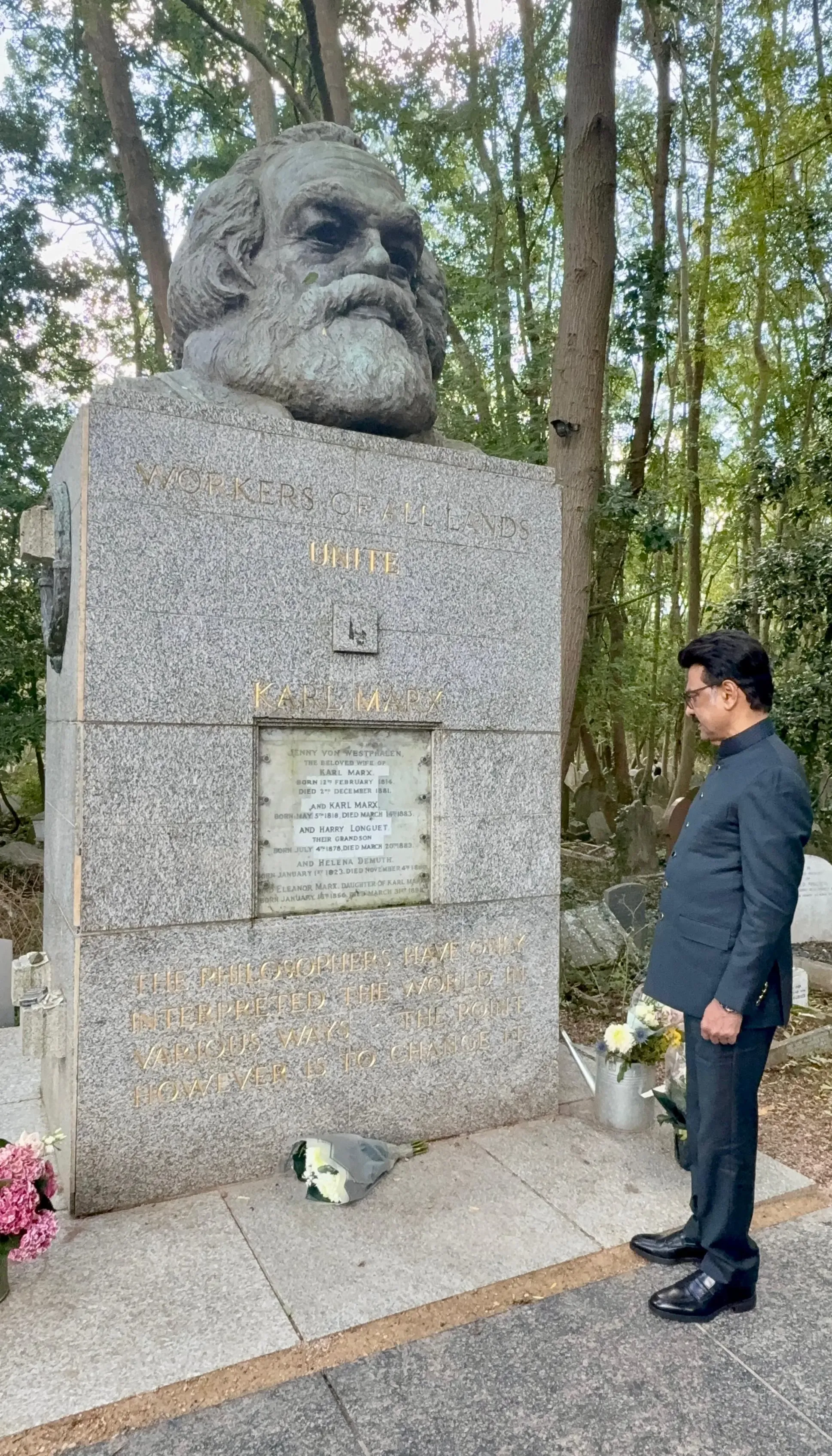 Did MK Stalin Honor Ambedkar and Marx in London?