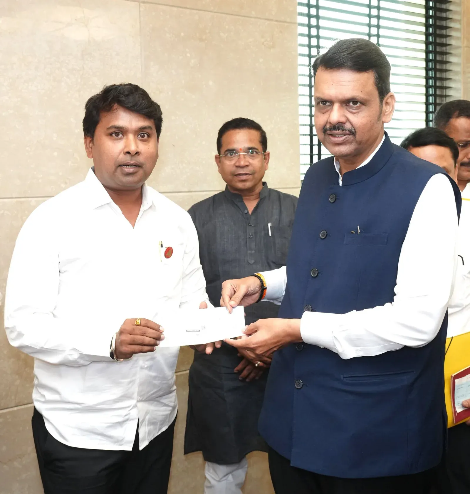 MLA Donates ₹2.51 Lakh to CM Fadnavis for Drought Relief