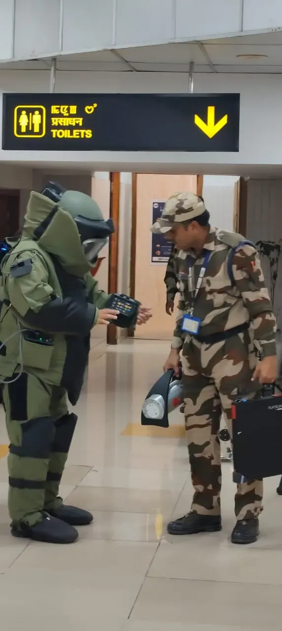 Was a Mock Bomb Threat Drill Conducted at Imphal Airport to Test Security Preparedness?
