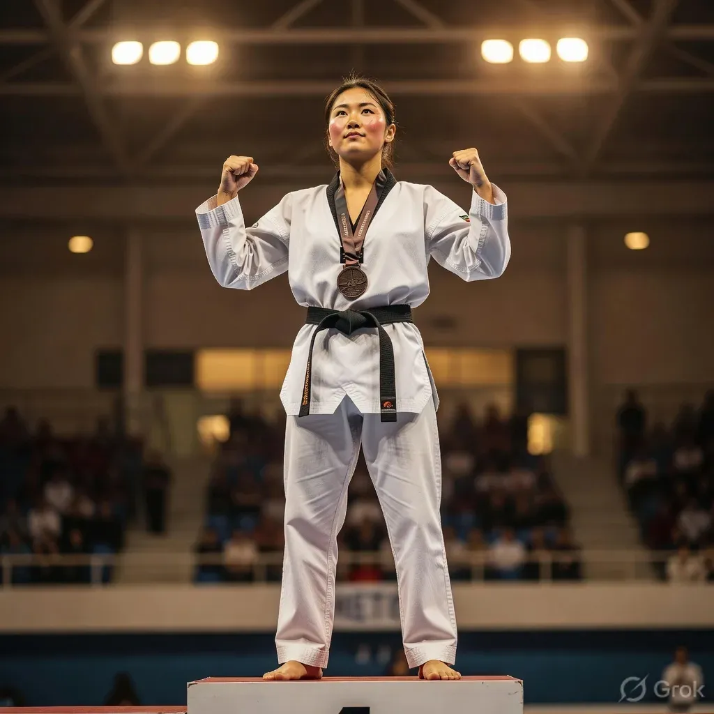Arunachal's Rebecca Phil wins bronze at Thailand Taekwondo Championship