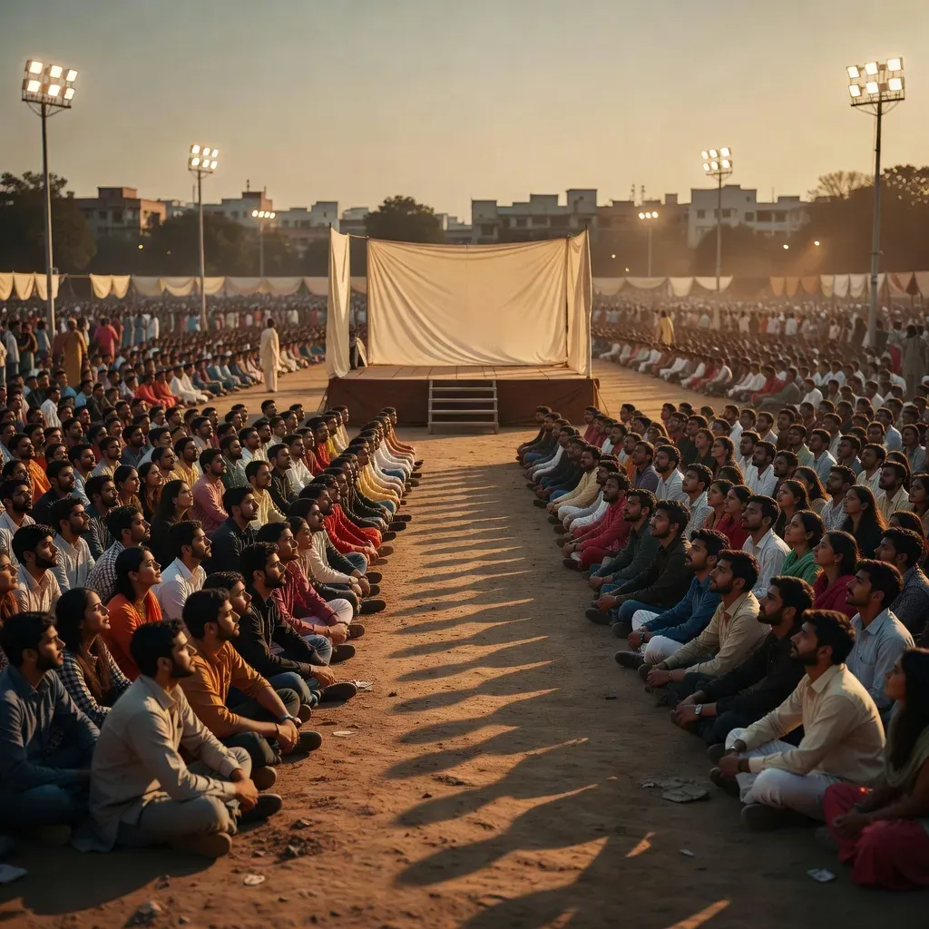 Chirag Paswan Holds Live Youth Outreach at Prayagraj's Parade Ground