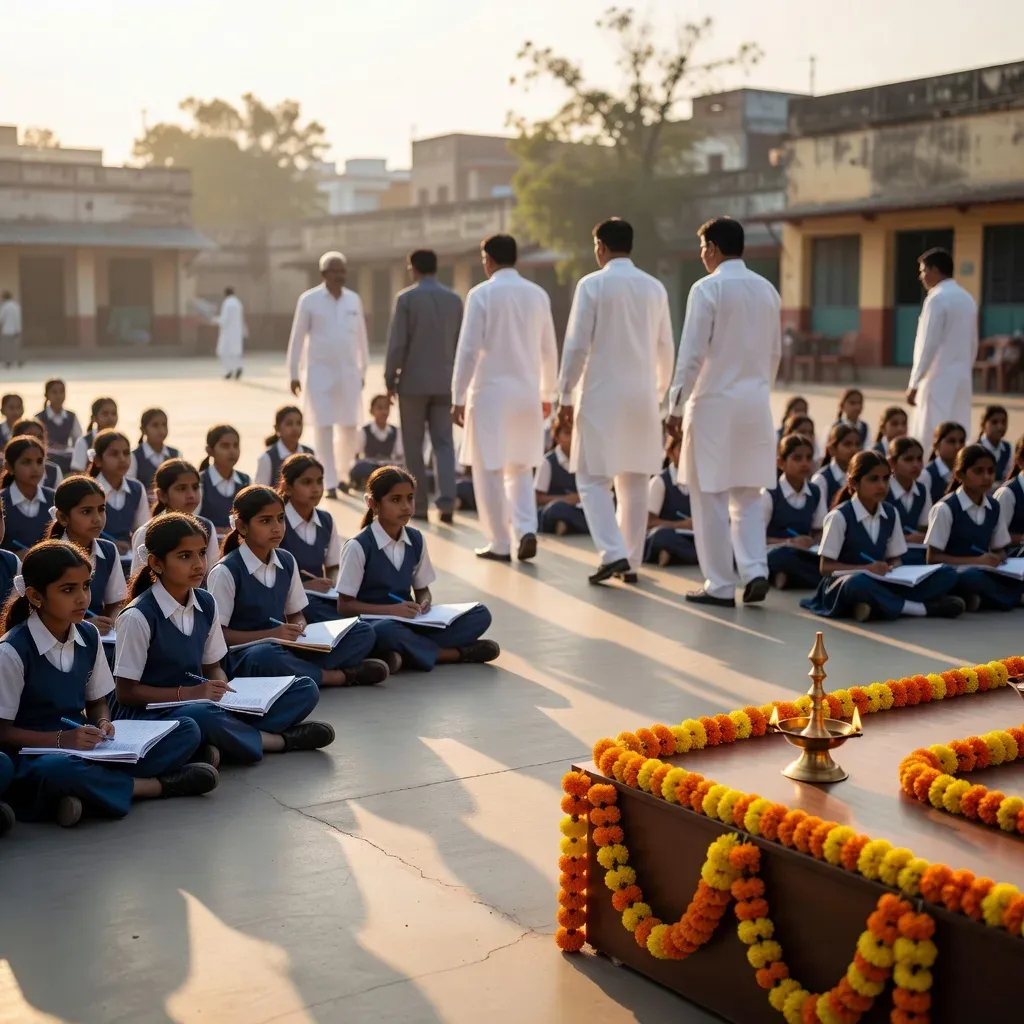 CM Bhupendra Patel Attends Praveshotsav and Kanya Kelavani at Sanand