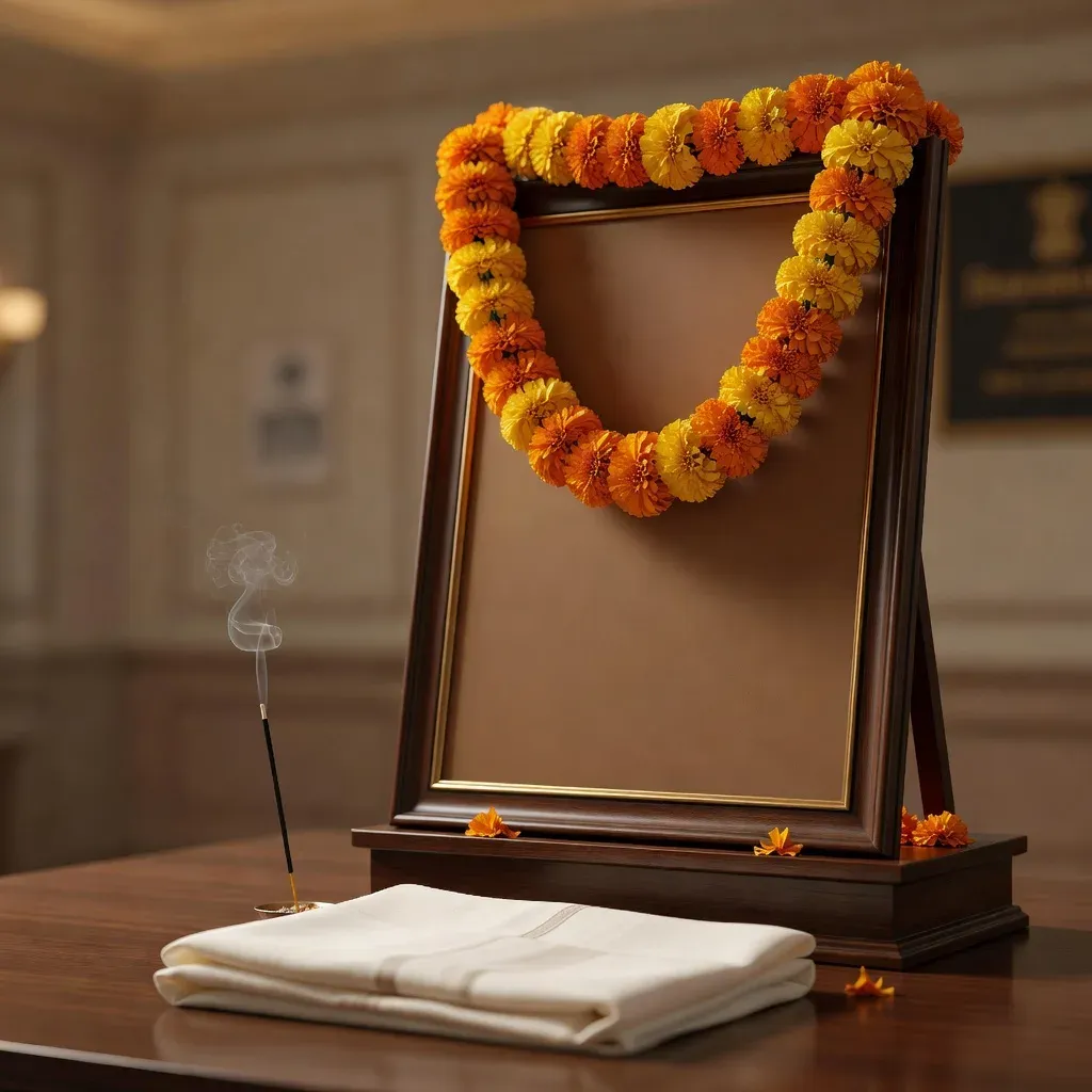 CM Bhupendra Patel Pays Tribute to Ex-Gujarat CM Vijay Rupani