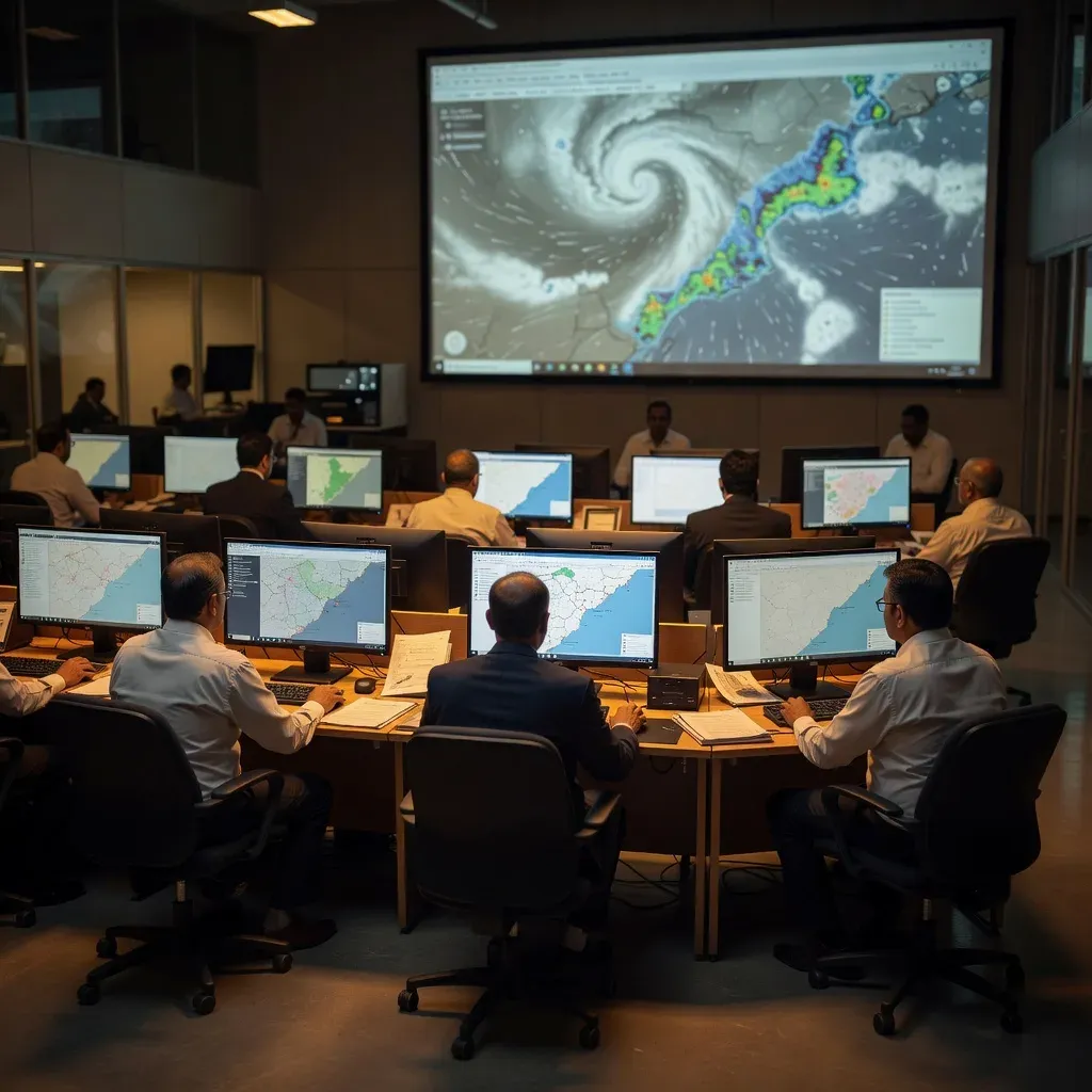 CM Chandrababu Holds 32,000-Strong Telecon on Cyclone Arnab Response