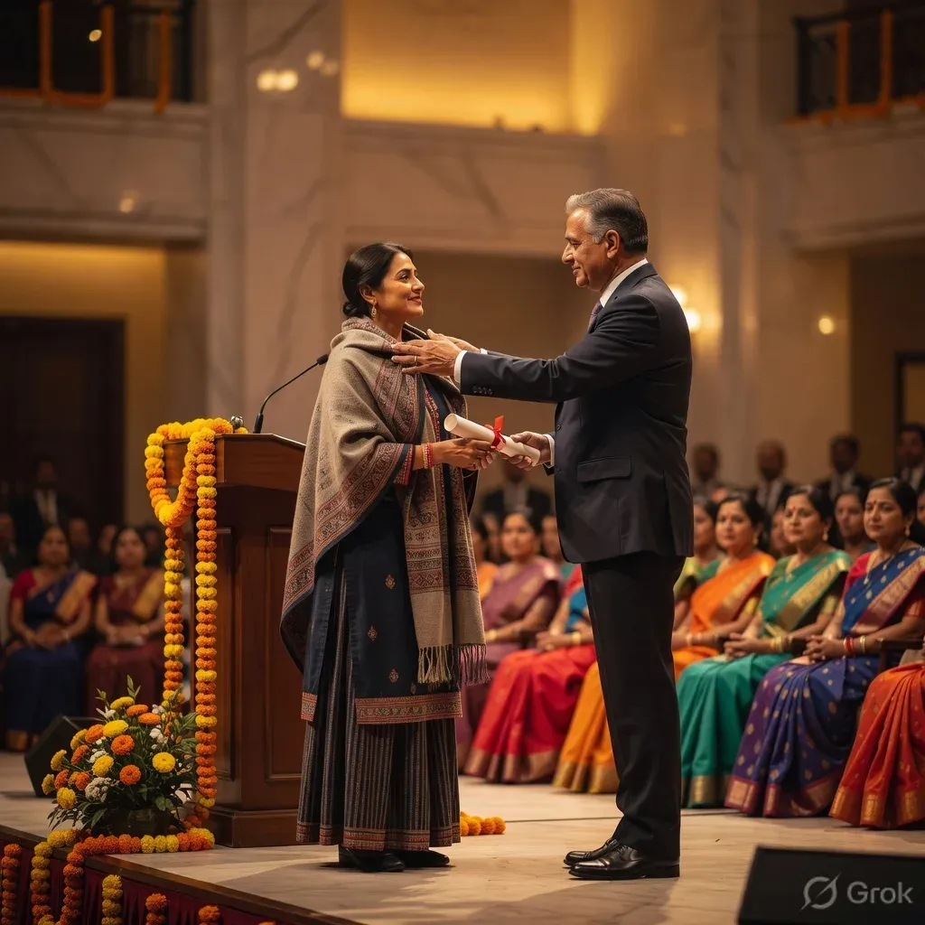 CM Dhami Honours 48 Women at Teelu Rauteli and Anganwadi Awards
