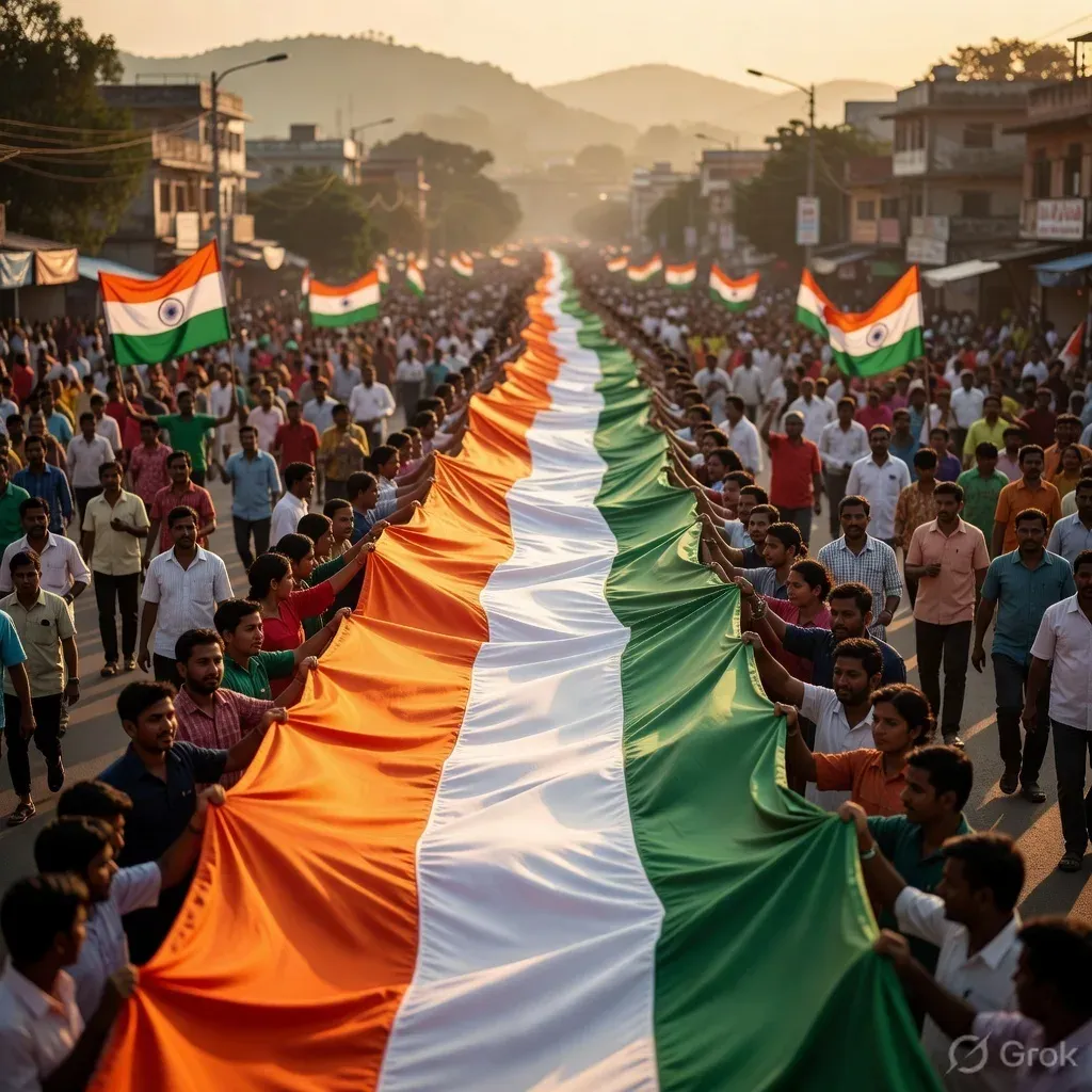 CM Pema Khandu leads Tiranga Yatra through Itanagar streets