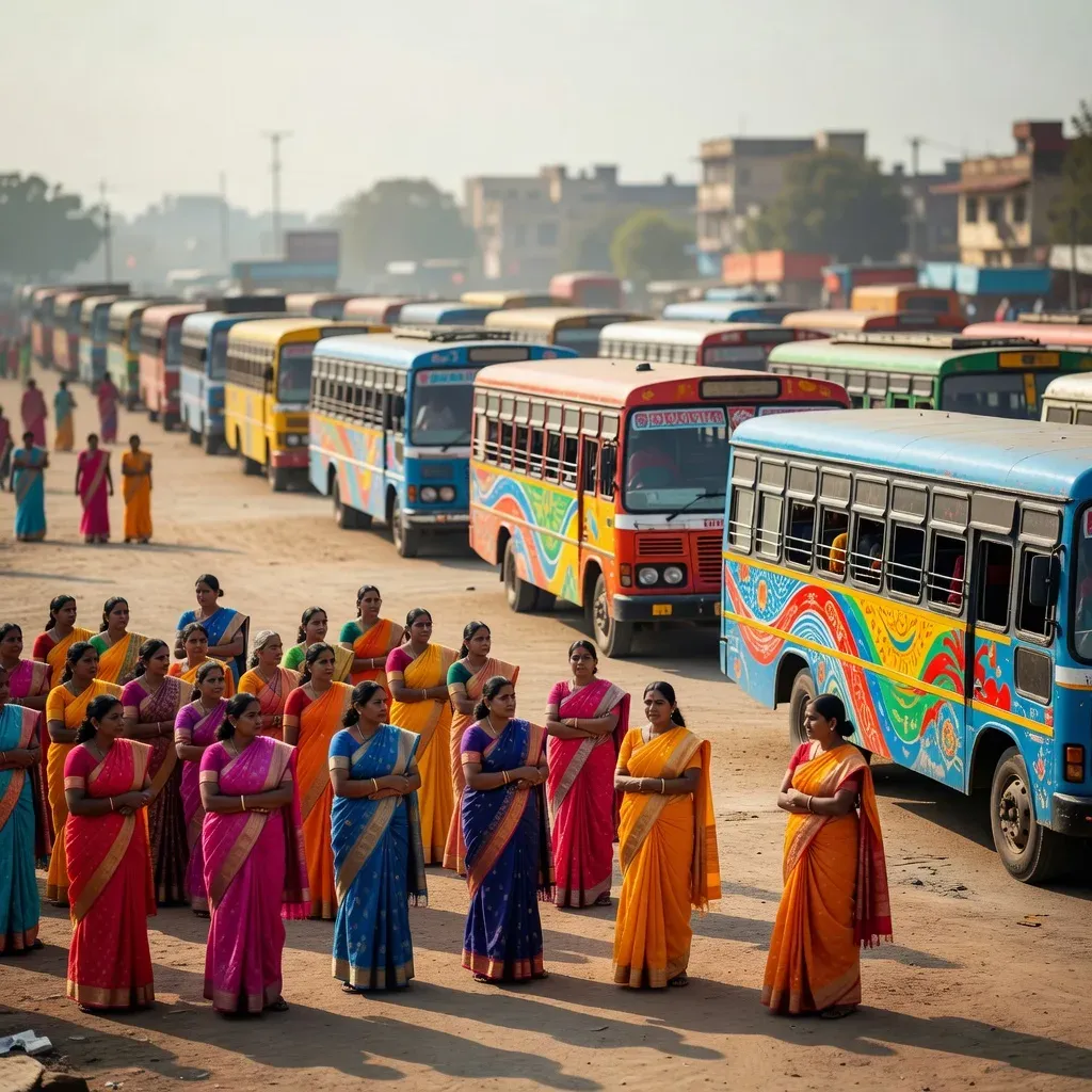 CM Revanth Reddy Flags Off SHG-Owned Buses at Mahila Varotsavalu 2026