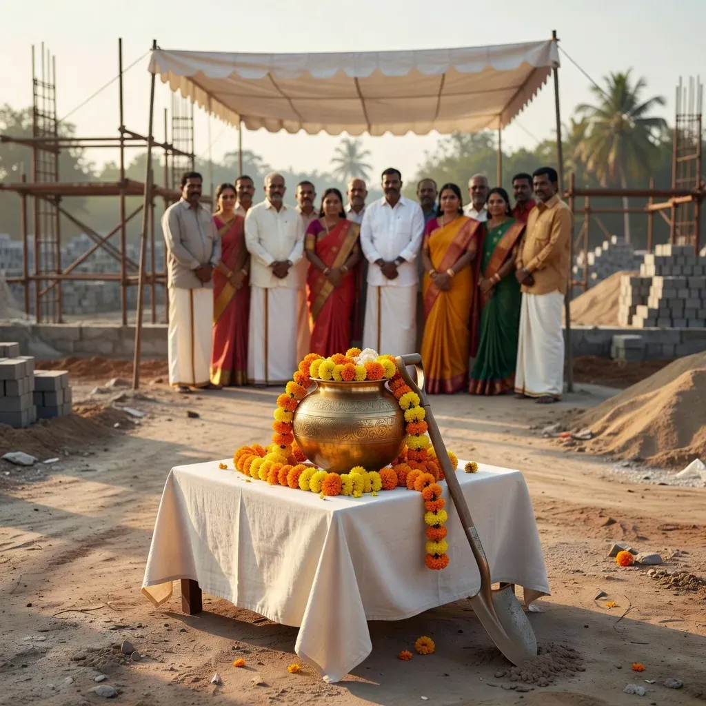 CM Revanth Reddy Performs Bhumi Puja for Veda Patashala