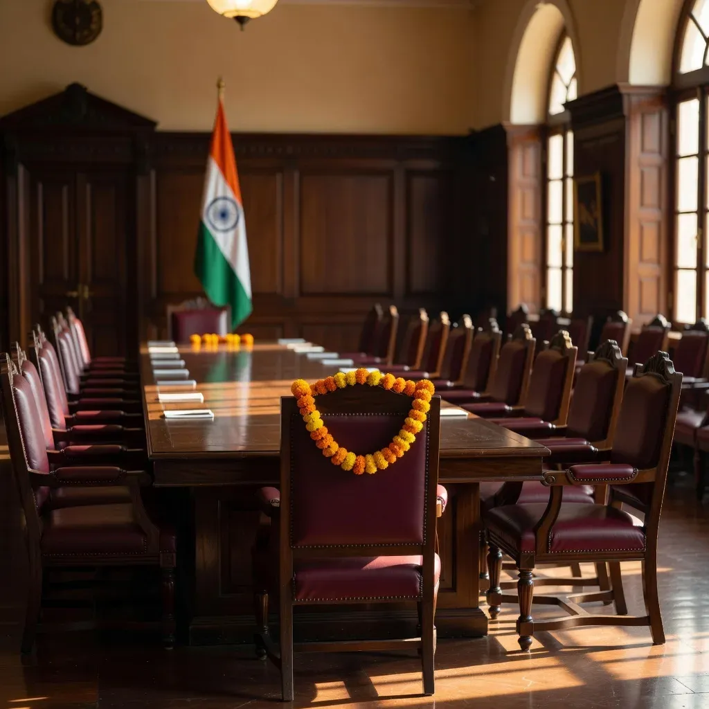 CM Sai Leads Cabinet Tribute on Modi's 25 Years in Power