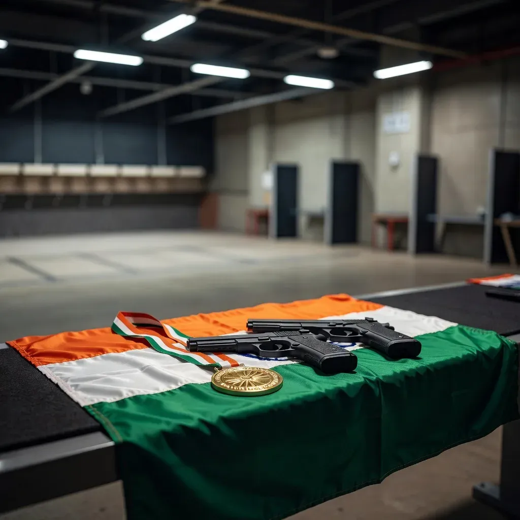 CM Samrat Choudhary hails India's shooting gold at Asian Games 2026
