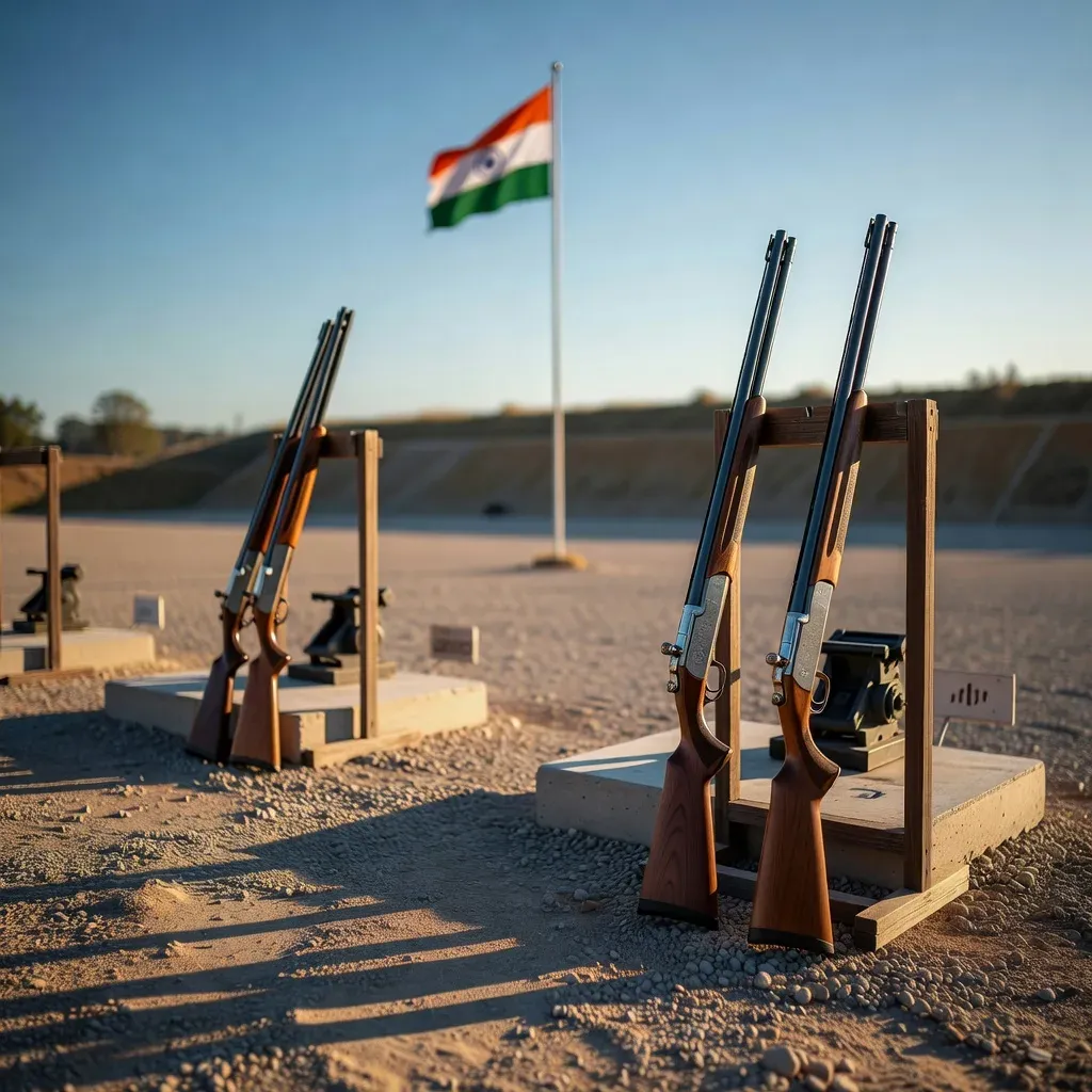 CM Yogi Hails Neeru and Kynan Chenai's Gold in Trap Mixed Team