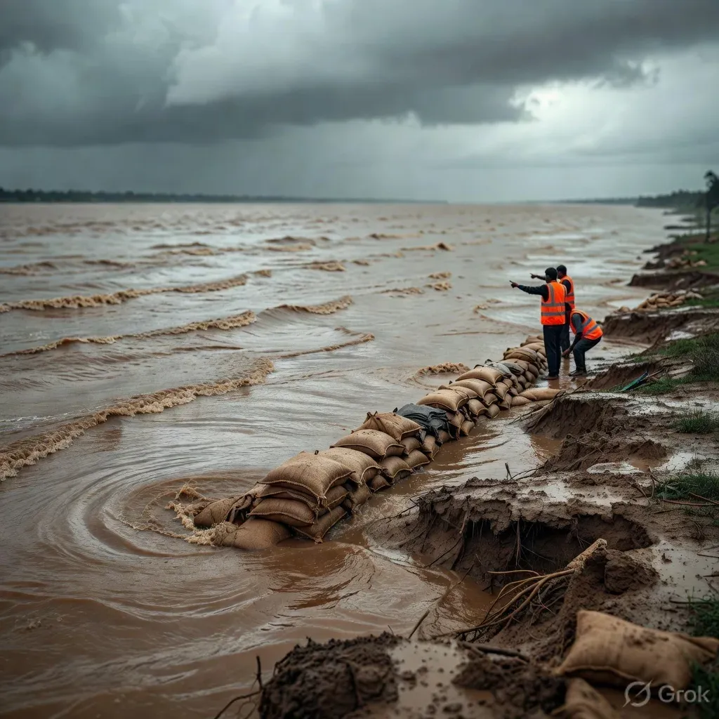 CM Yogi Reviews Flood Relief in 8 UP Districts, Orders Immediate Aid