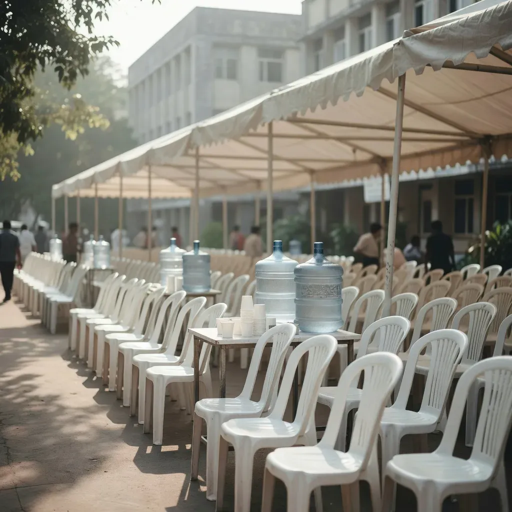 Delhi CM Rekha Gupta Sets Up Cooling Zones at 97 NEET Centres