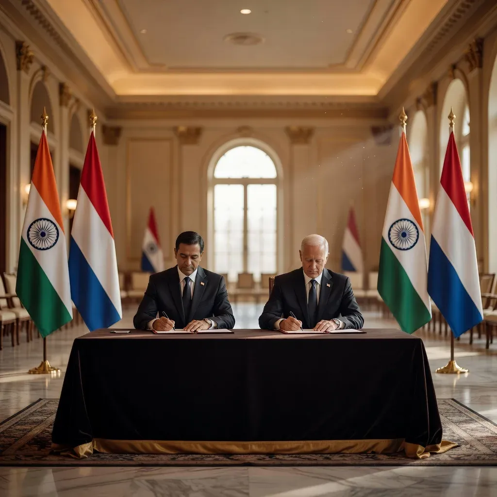 Jal Shakti Minister Paatil Signs MoUs With Netherlands at India International Water Week 2026