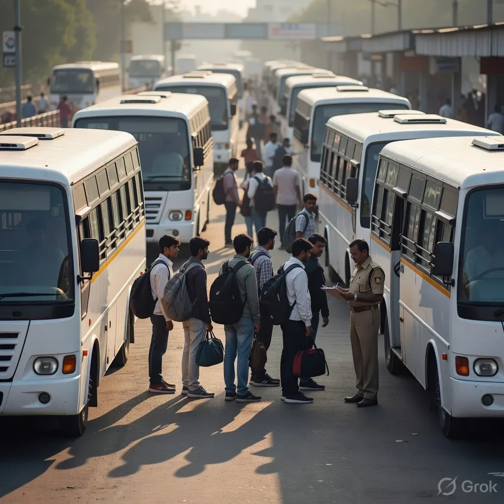 Jharkhand CMO: 25 Buses Arranged for Students After Ranchi Agitation