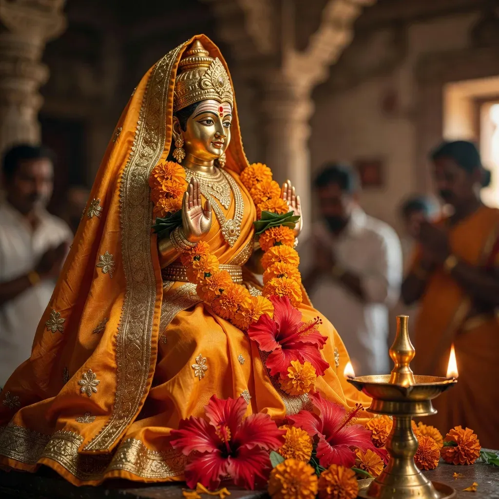 Lalan Singh offers Navratri prayers to Maa Katyayani