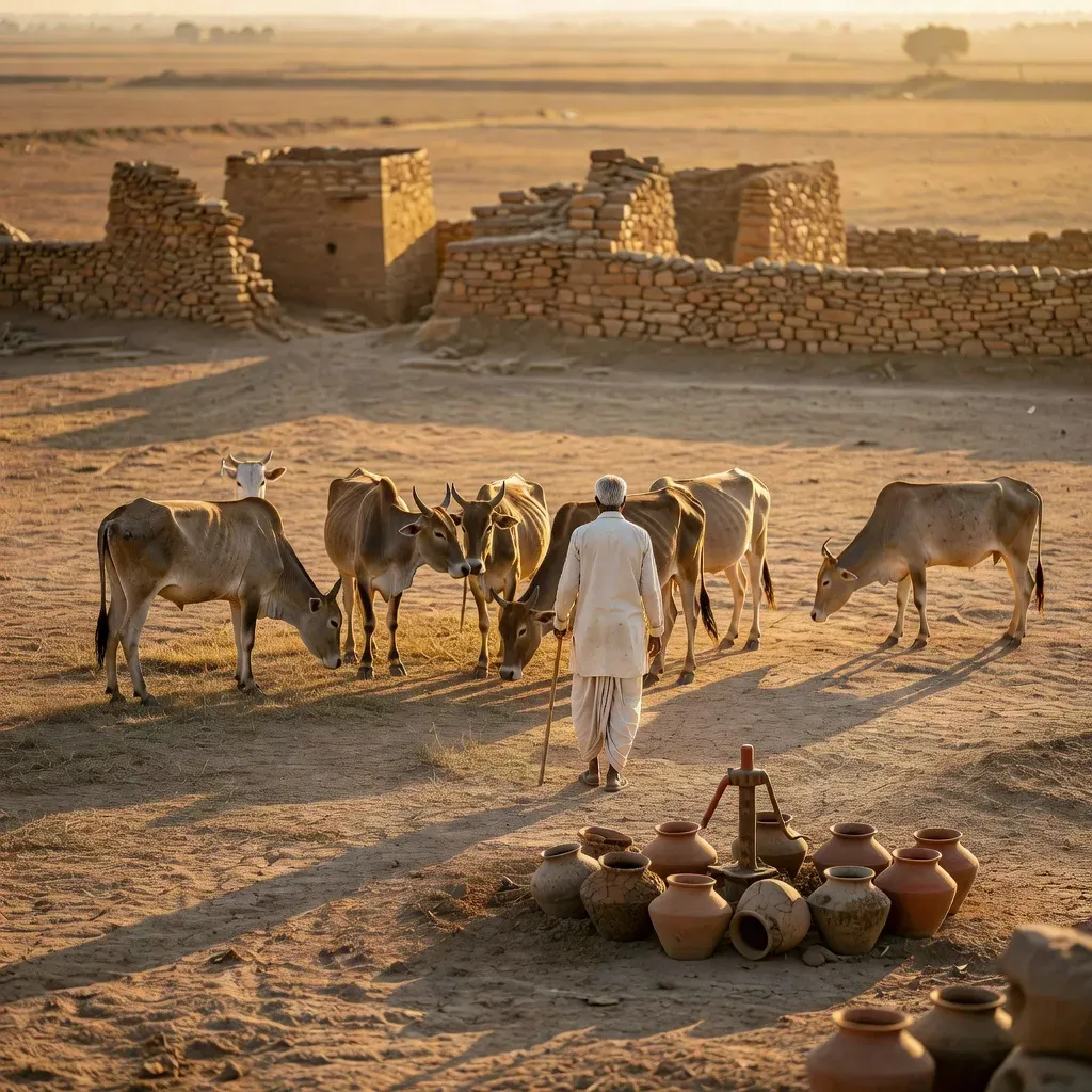 Rajasthan CMO Spotlights Beeda Village's Farming and Livestock Economy