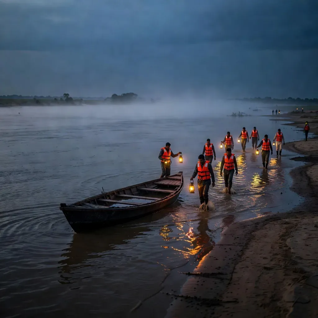 Tejashwi Yadav directs relief ops after Raghopur Diyara boat capsize