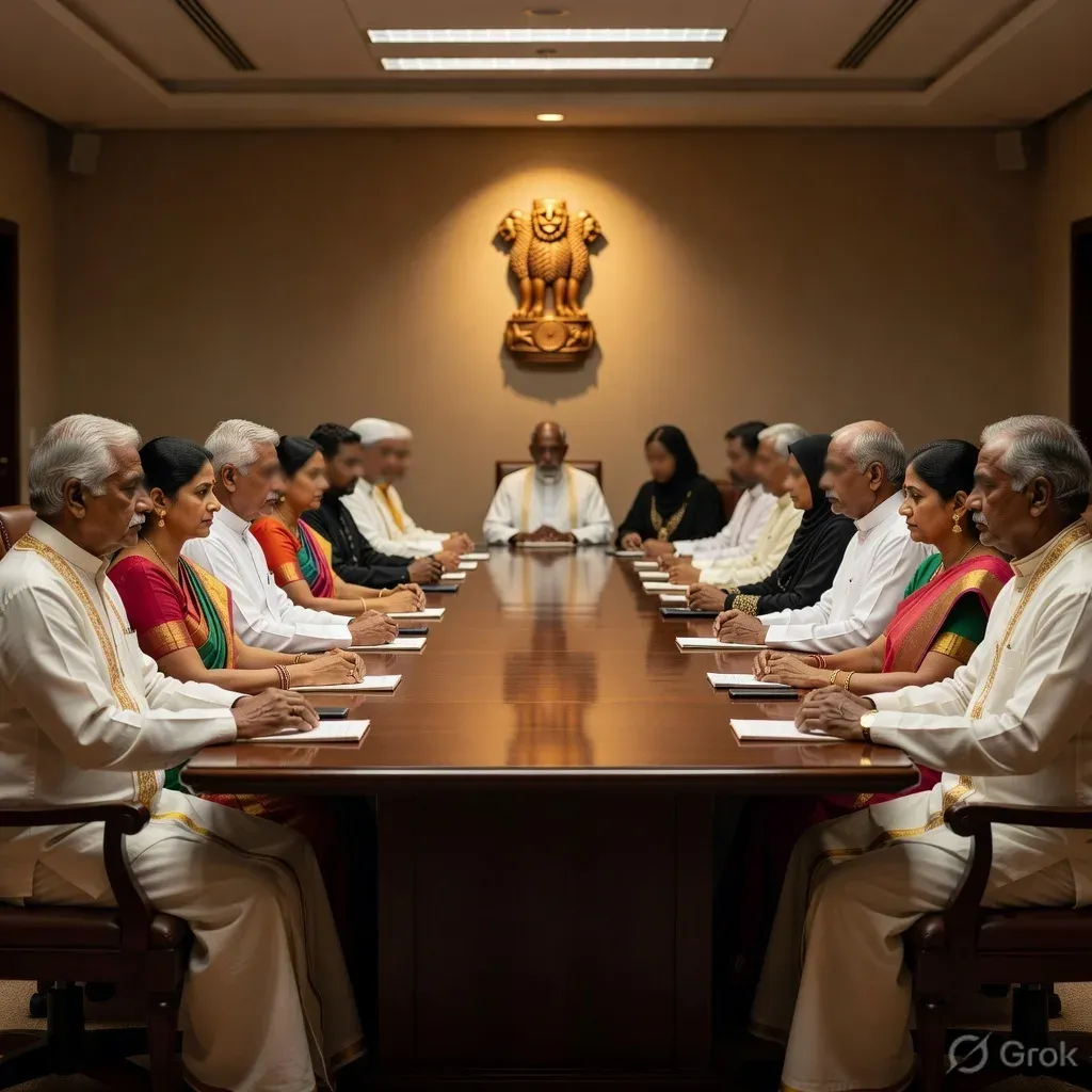 TN CM Joseph Vijay meets minority religious leaders at Secretariat
