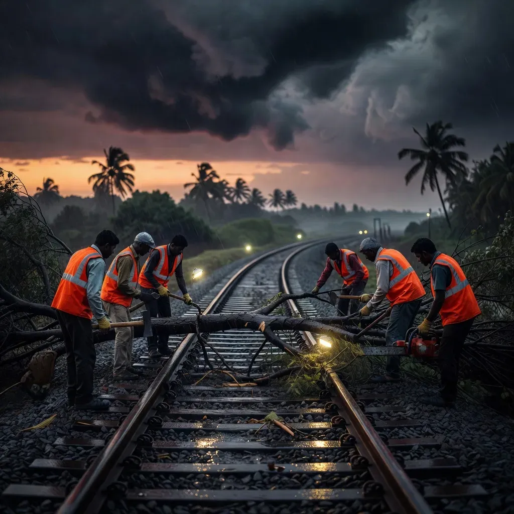 Vaishnaw Reviews Rail Impact of Cyclone Arnab, 10 Spots Hit
