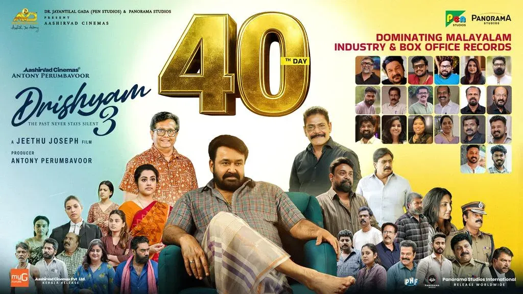 Drishyam 3 hits 40 days: Mohanlal calls franchise 'a legacy that continues with trust'