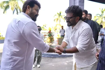 Mohanlal joins the sets of Tharun Moorthy's #L366 