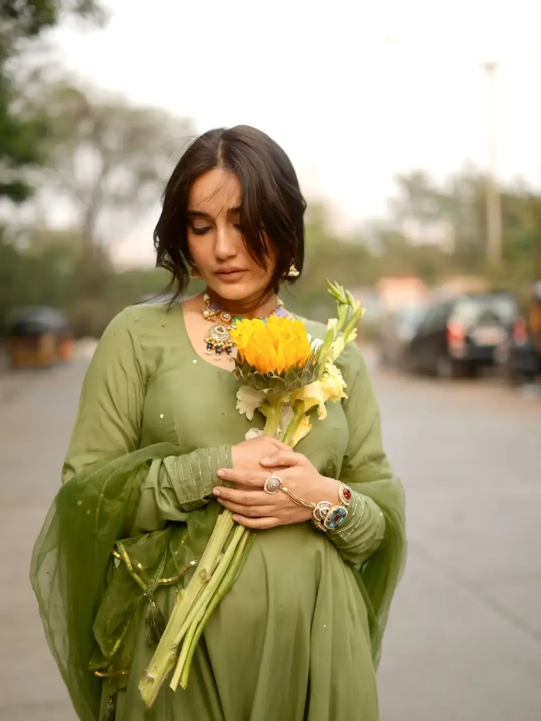 Is Mom-to-be Surbhi Jyoti Radiating Beauty with Her Baby Bump?