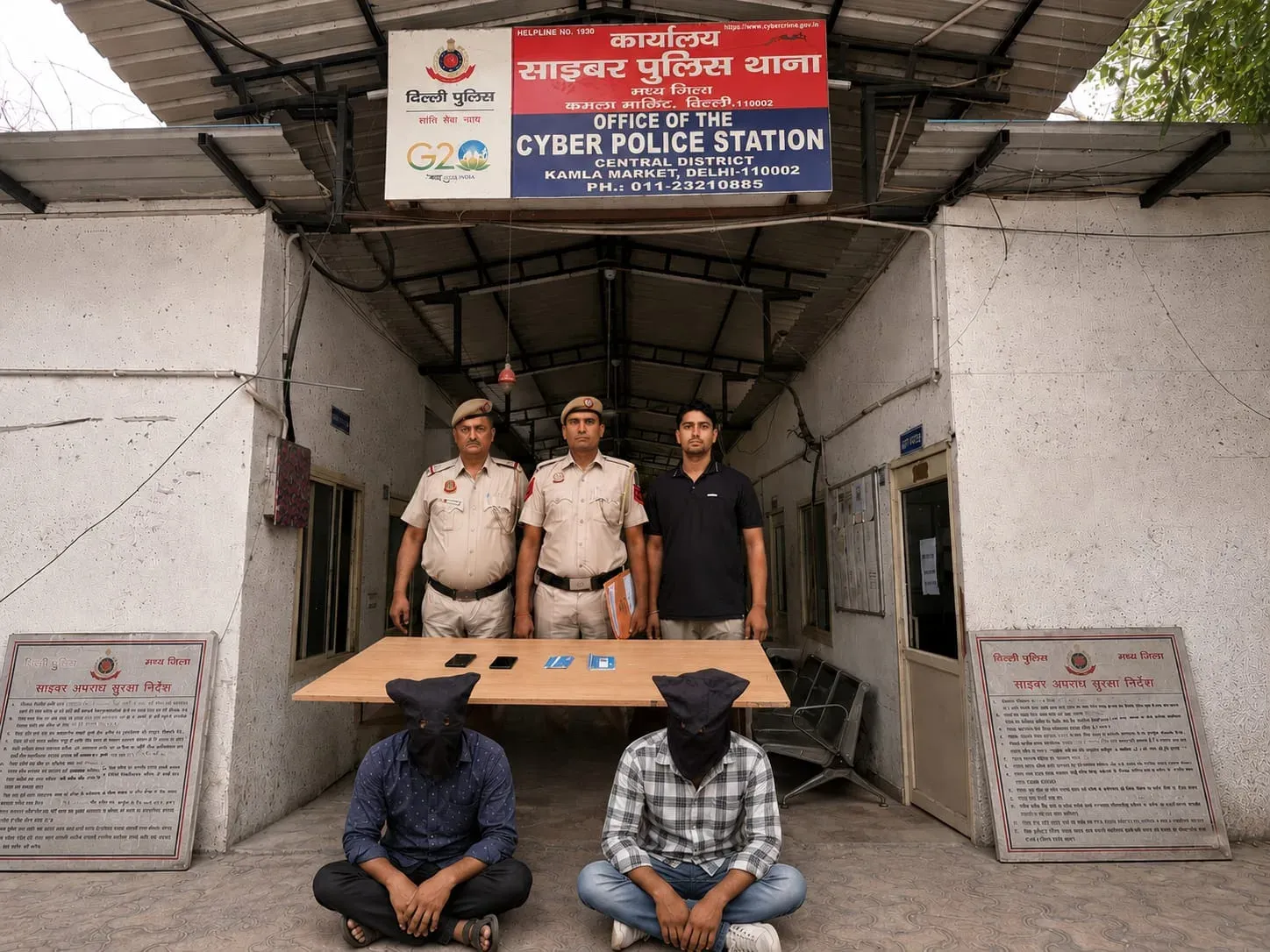 साइबर धोखाधड़ी गिरोह का भंडाफोड़: दिल्ली पुलिस ने राजस्थान से दो मनी म्यूल्स दबोचे, 30 फर्जी खातों का नेटवर्क उजागर