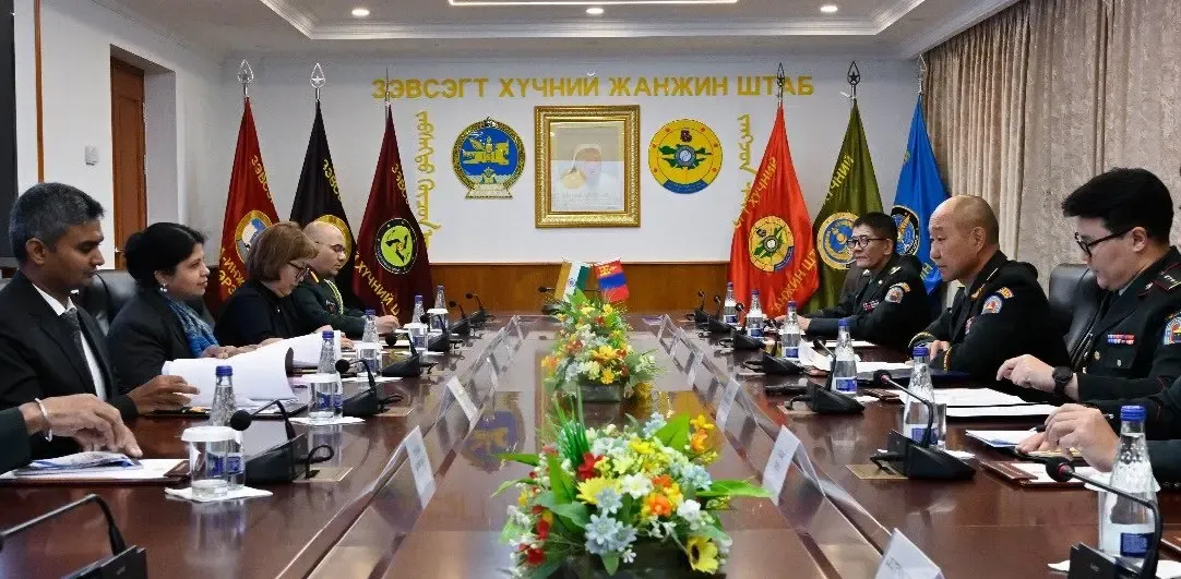India-Mongolia defence ties: Cyber security centre, Nomadic Elephant 2026 reviewed at 14th JWG meet