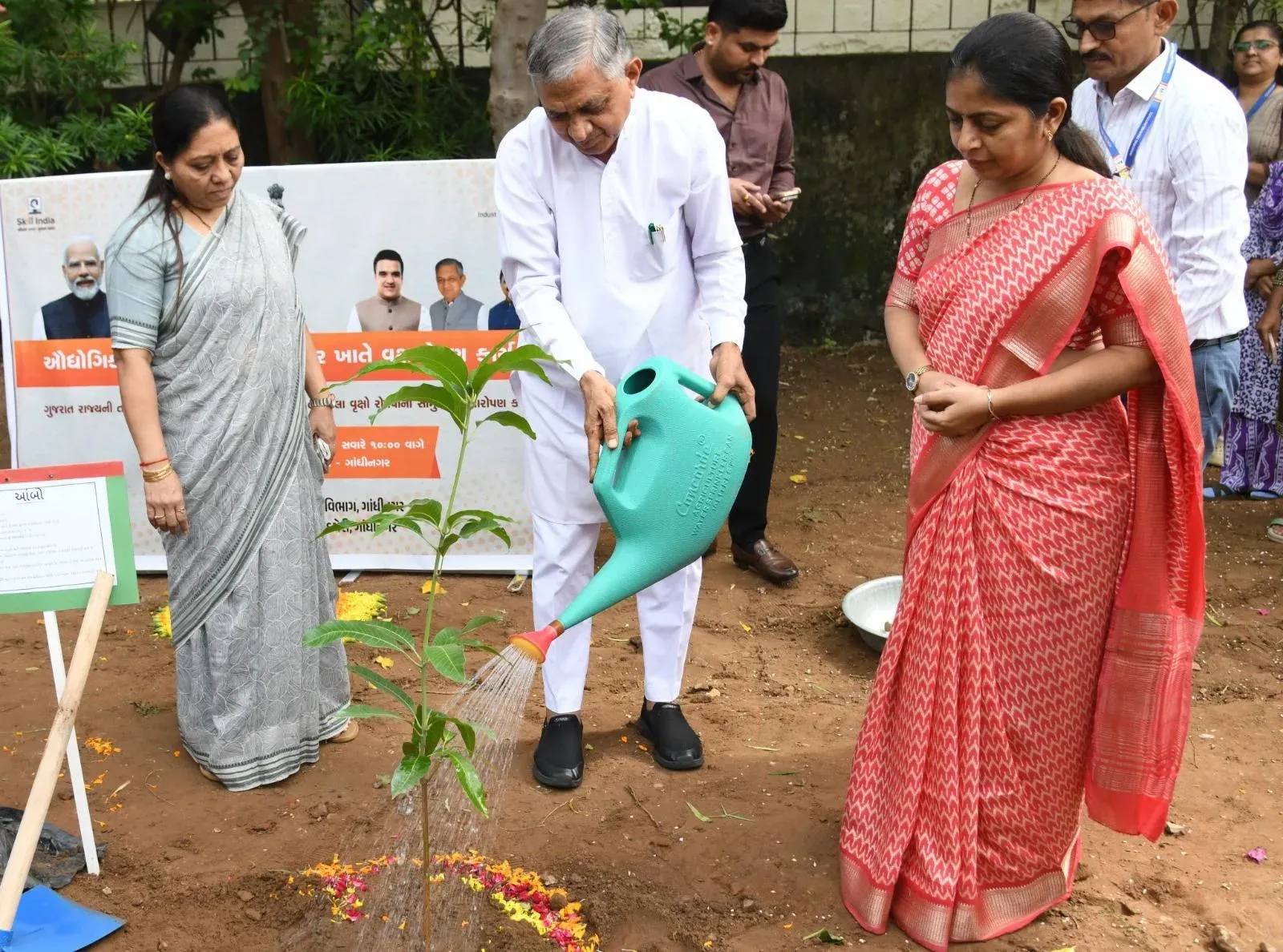 Gujarat plants 10,000+ saplings across 289 ITIs in statewide green drive