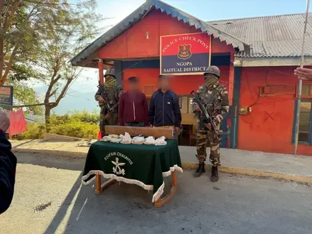 How Much Morphine Was Seized in Mizoram? Two Arrested!